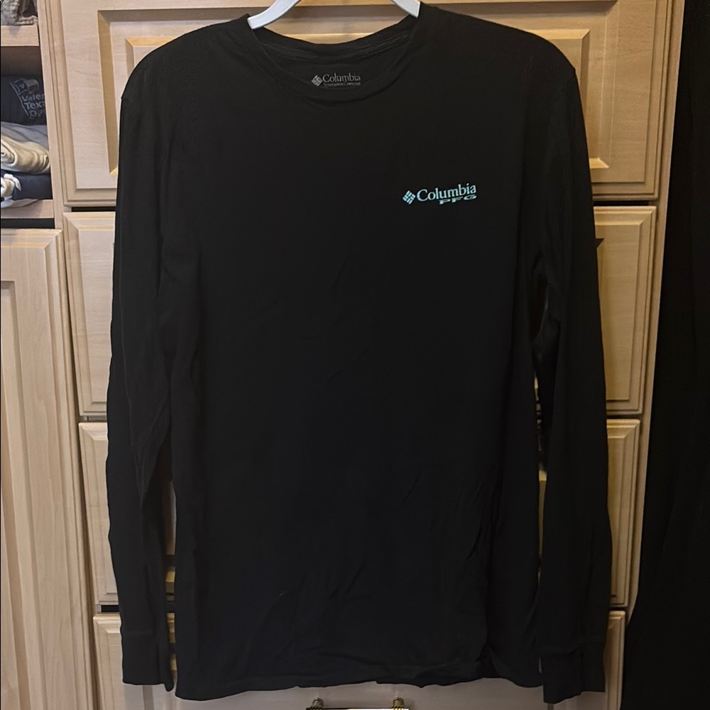 Columbia Men's Black Long Sleeve Tee